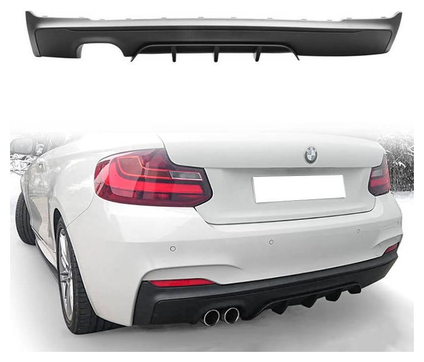 Dyfuzor BMW 2 F22 F23 Tył M Performance 1 dual exhaust