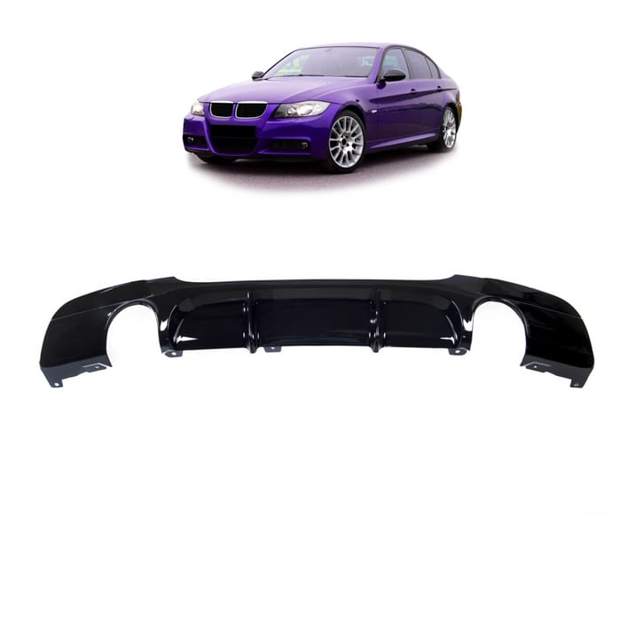 Dyfuzor BMW 3 E90 E91 Tył Gloss Black