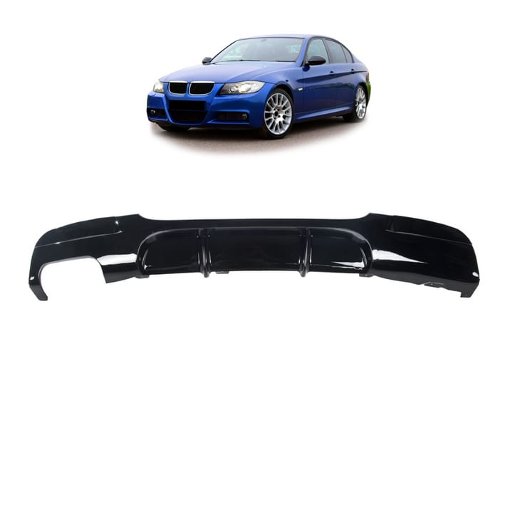 Dyfuzor BMW 3 E90 E91 Tył Gloss Black