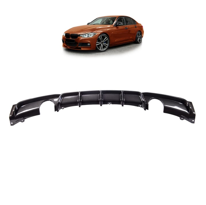 Dyfuzor BMW 3 F30 F31 Tył Carbon Look