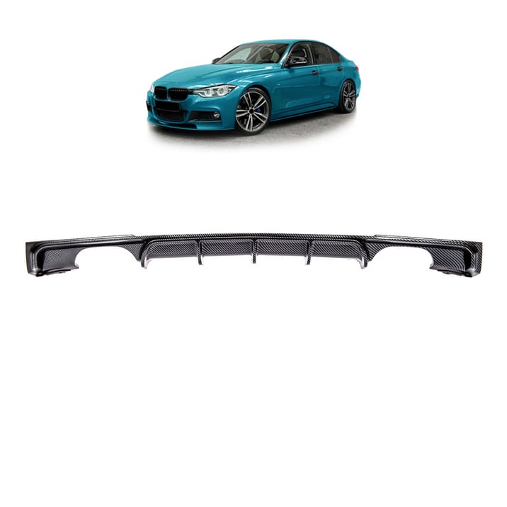 Dyfuzor BMW 3 F30 F31 Tył Carbon Look