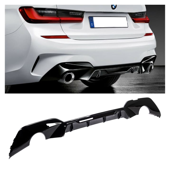 Dyfuzor BMW 3 G20 G21 Tył Gloss Black