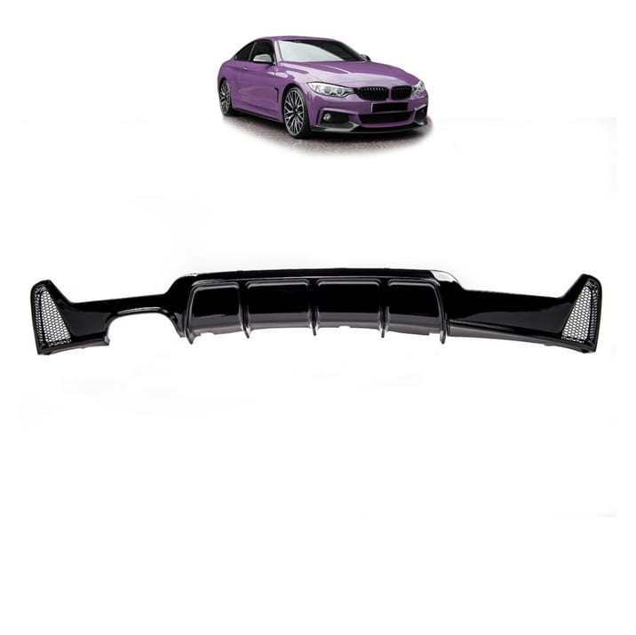 Dyfuzor BMW 4 F32 F33 F36 Tył Gloss Black