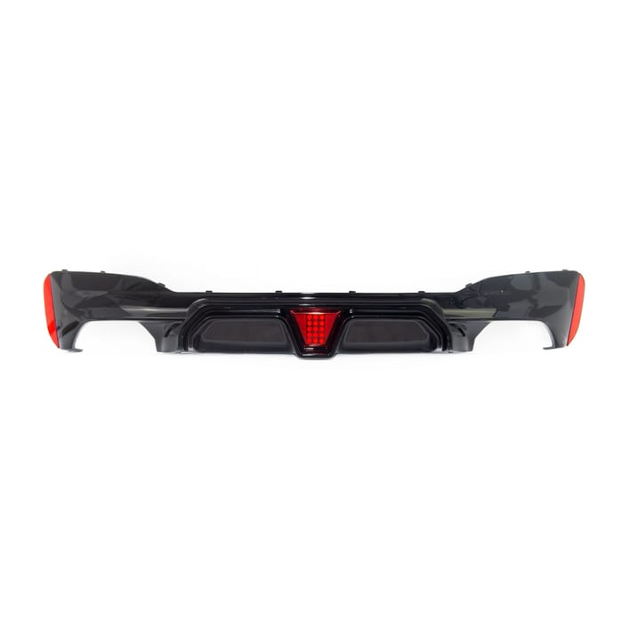 Dyfuzor BMW 5 G30 F90 G31 Gloss Black Swiatło LED Stop