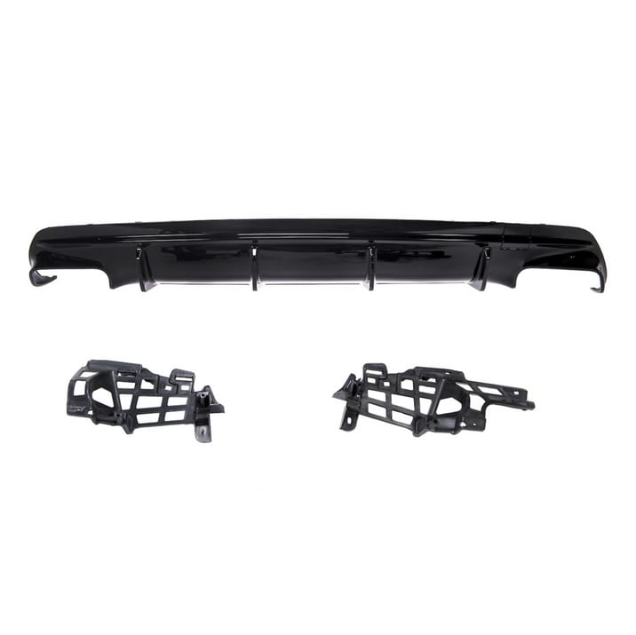 Dyfuzor Mercedes-Benz CLA C117, X117 Facelift Tył Gloss Black