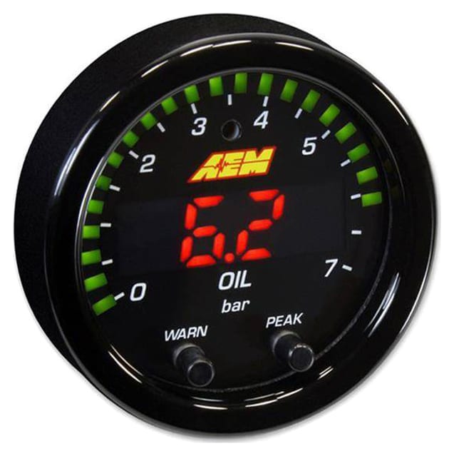 Zegar AEM Electronics X-Series 7BAR Oil/Fuel Pressure