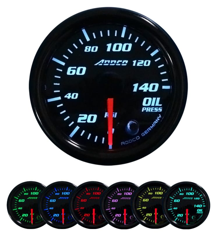 Zegar ADDCO 52mm - Oil Pressure