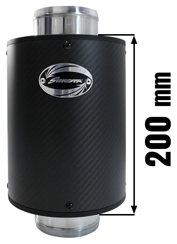 Filtr carbonowy 200x150 80mm XXL