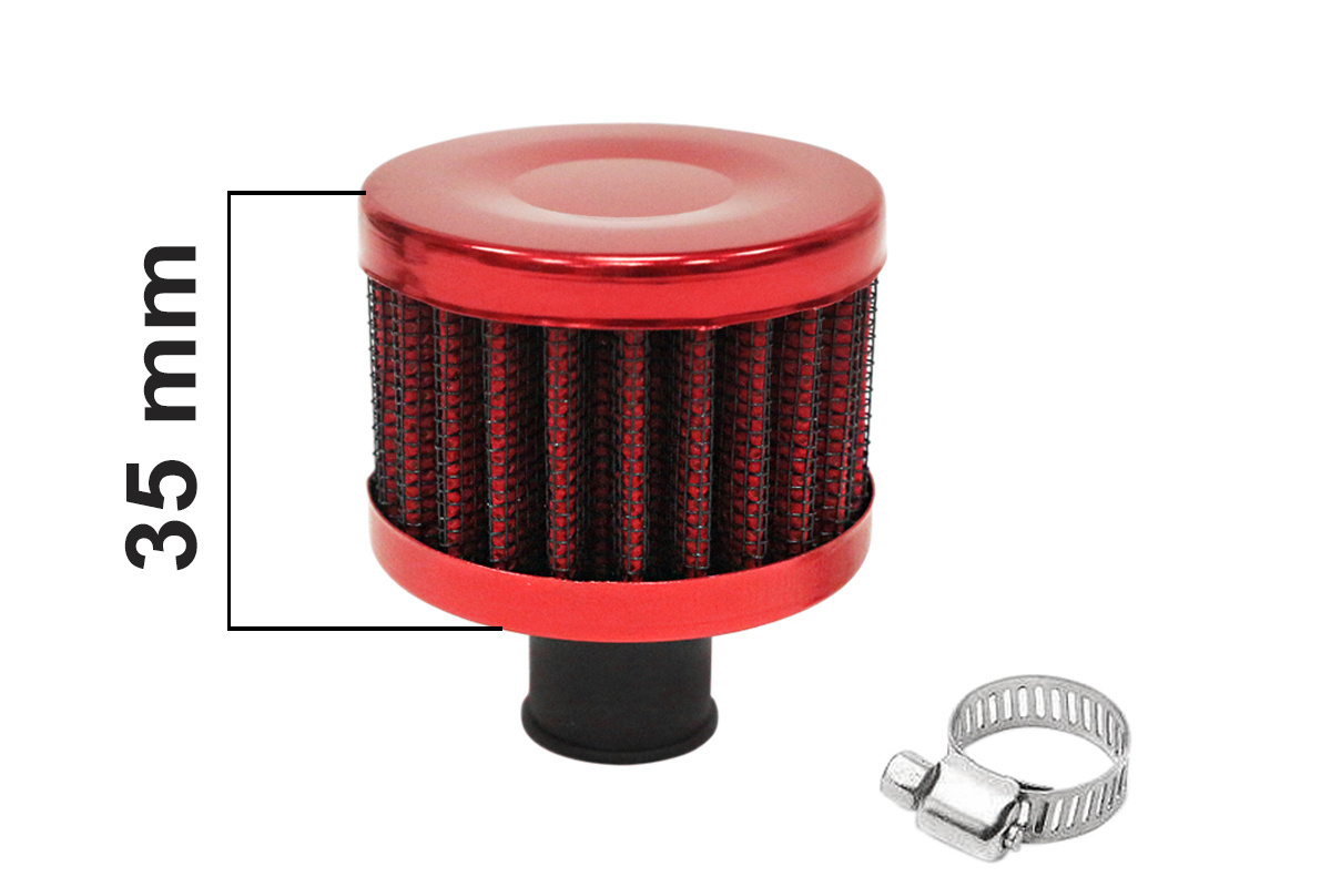 Filtr odmy 12mm Czerwony