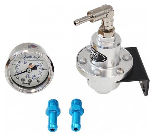 Regulator ciśnienia paliwa D1Spec Srebrny