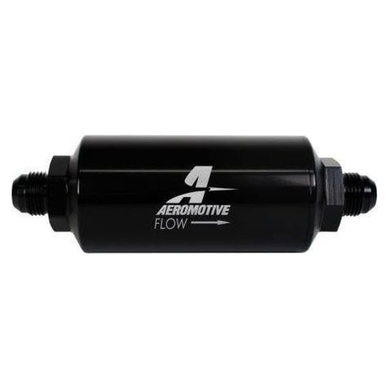 Filtr paliwa Aeromotive 40um AN8 Stal nierdzewna