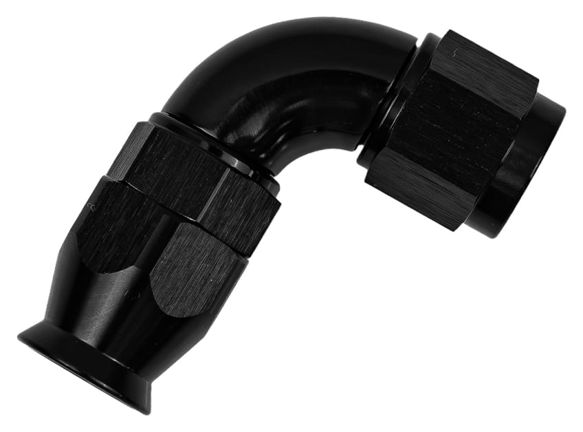 Końcówka 90° AN12 PTFE Full Flow
