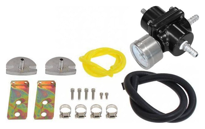 Regulator ciśnienia paliwa TurboWorks FPR01 Czarny