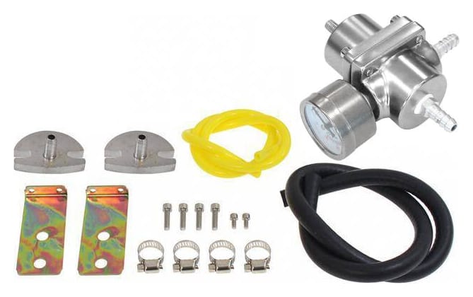 Regulator ciśnienia paliwa TurboWorks FPR01 Srebrny