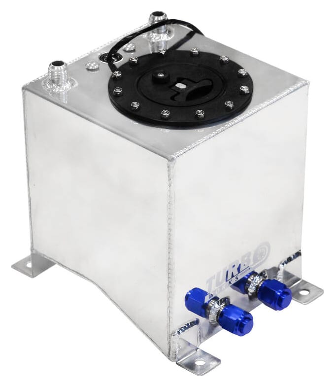 Zbiornik paliwa 10L TurboWorks z czujnikiem Srebrny