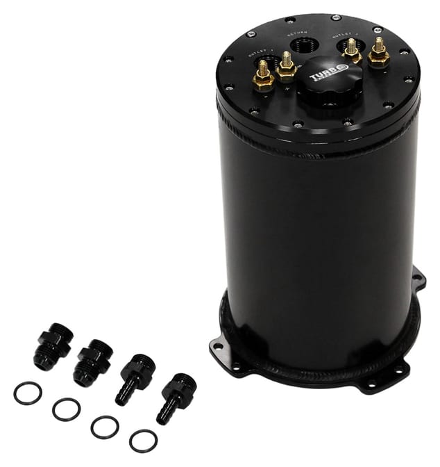 Zbiornik Paliwa Swirl Pot 2,8L TurboWorks na 2 pompy Czarny Typ 1