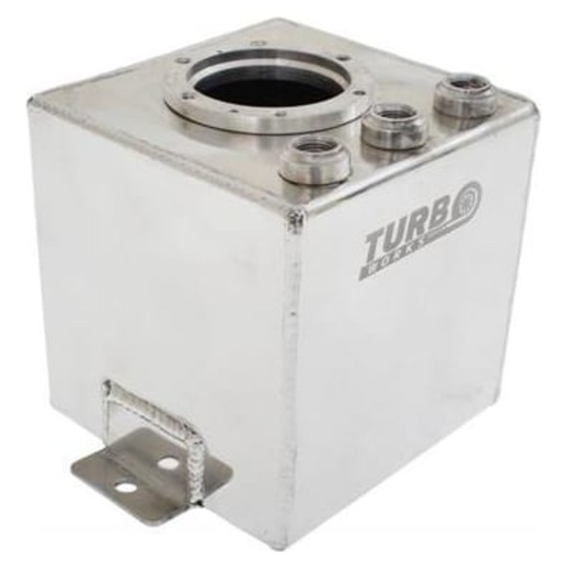 Zbiornik Paliwa Swirl Pot 2L TurboWorks z otworem na pompę Srebrny