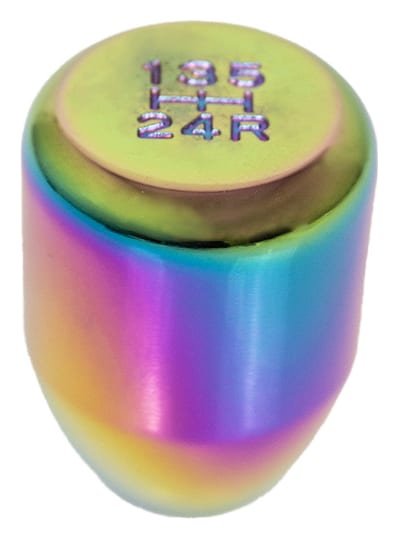 Gałka zmiany biegów 5B Uniwersalna Typ A Neo Chrome
