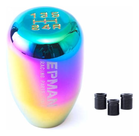 Gałka zmiany biegów aluminiowa 5B Uniwersalna Neo Chrome