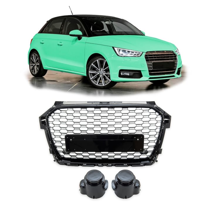 Grill Audi A1 8X Facelift Gloss Black