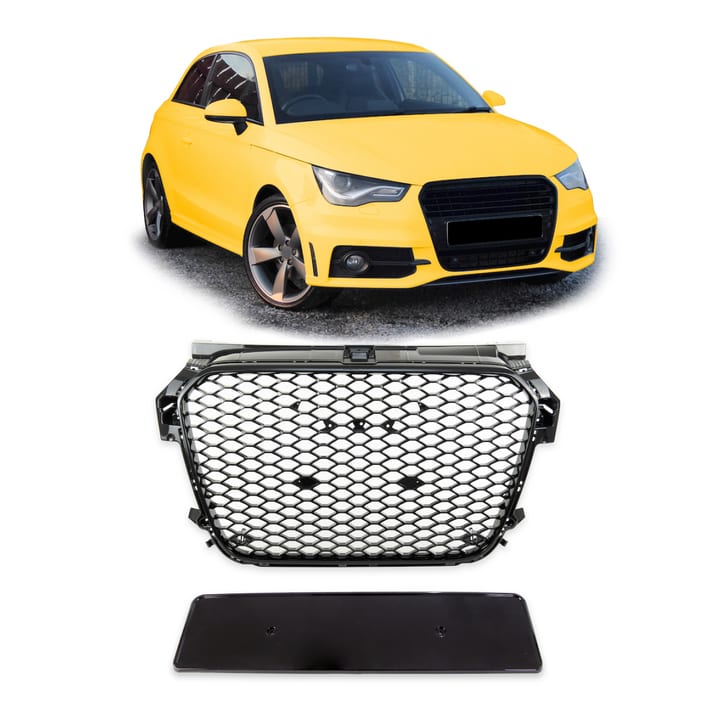 Grill Audi A1 8X Gloss Black