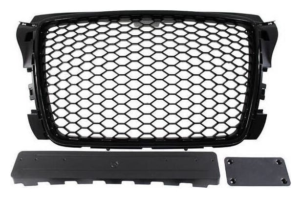 Grill Audi A3 8P Facelift RS-Style Bright Black