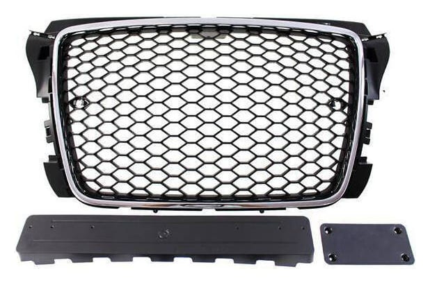 Grill Audi A3 8P Facelift RS-Style Chrome-Black PDC