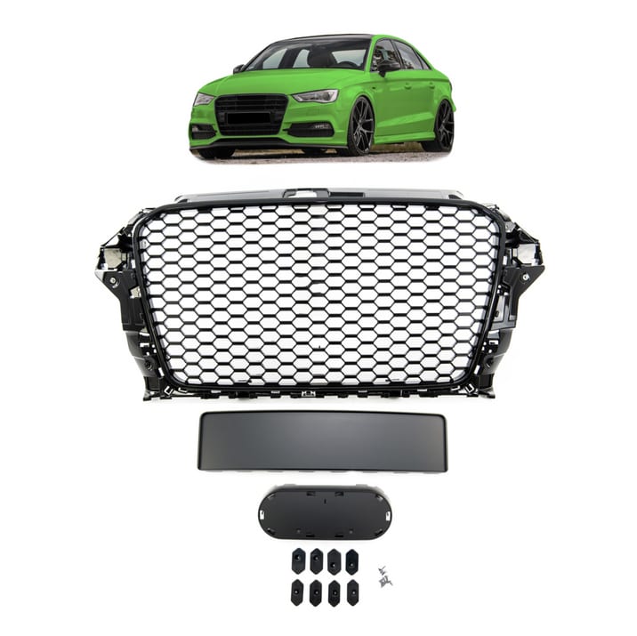 Grill Audi A3 8V Gloss Black