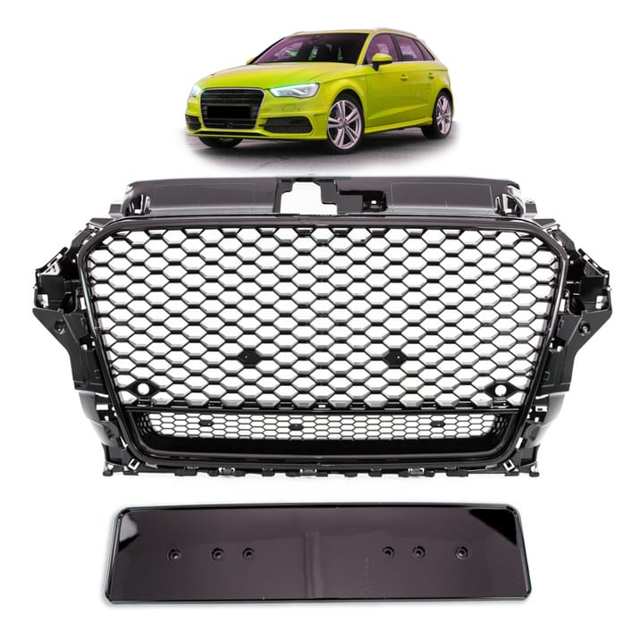 Grill Audi A3 8V Gloss Black