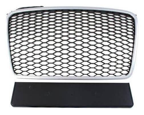 Grill Audi A4 B7 RS-Style Silver-Black