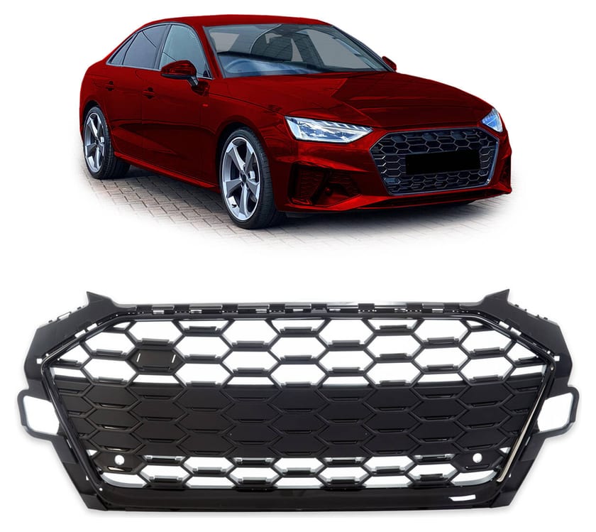 Grill Audi A4 B9 Facelift Black