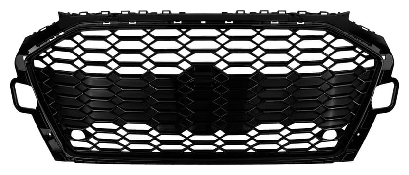 Grill Audi A4 B9 Facelift Gloss Black PDC