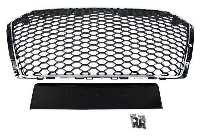 Grill Audi A4 B9 RS-Style Chrome PDC