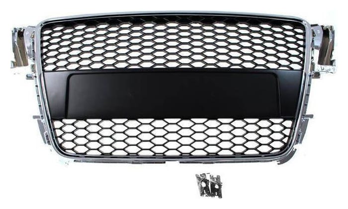 Grill Audi A5 8T RS-Style Chrome-Black 07-10 PDC