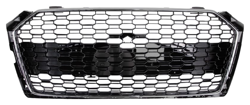Grill Audi A5 F5 Gloss Black & Chrome