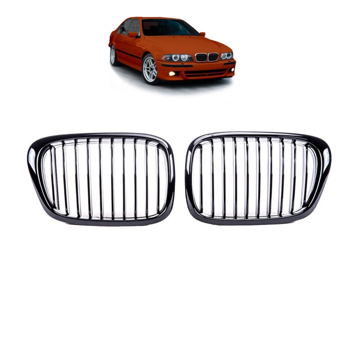 Grill BMW 5 E39 pojedyncze żeberka Gloss Black
