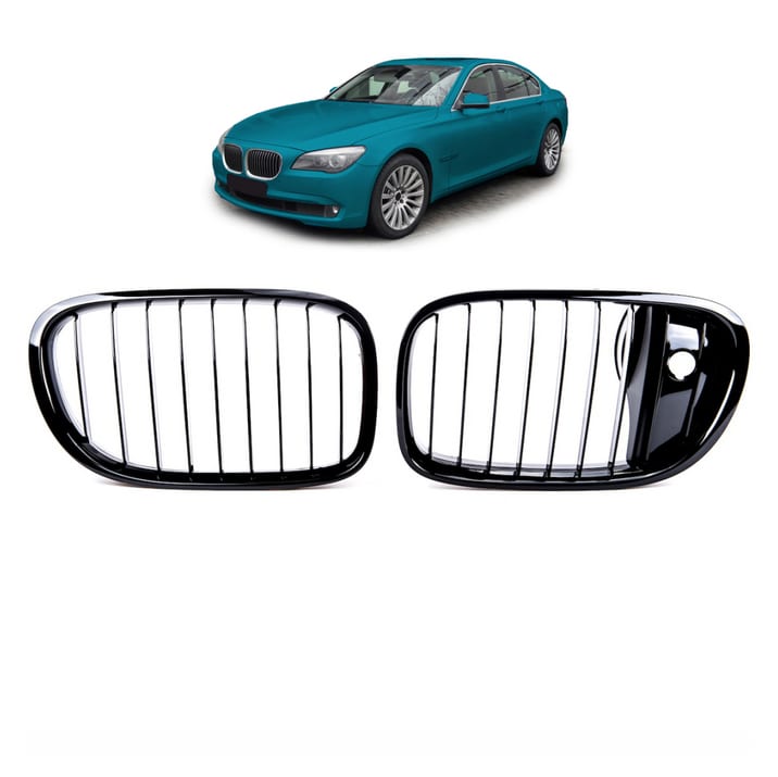 Grill BMW 7 F01 F02 F03 F04 pojedyncze żeberka Gloss Black