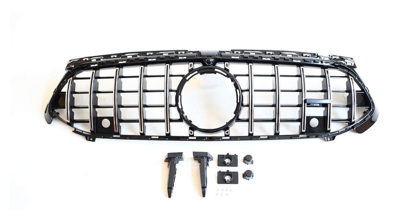 Grill Mercedes-Benz A V177 W177 Facelift GT Chrome & Black