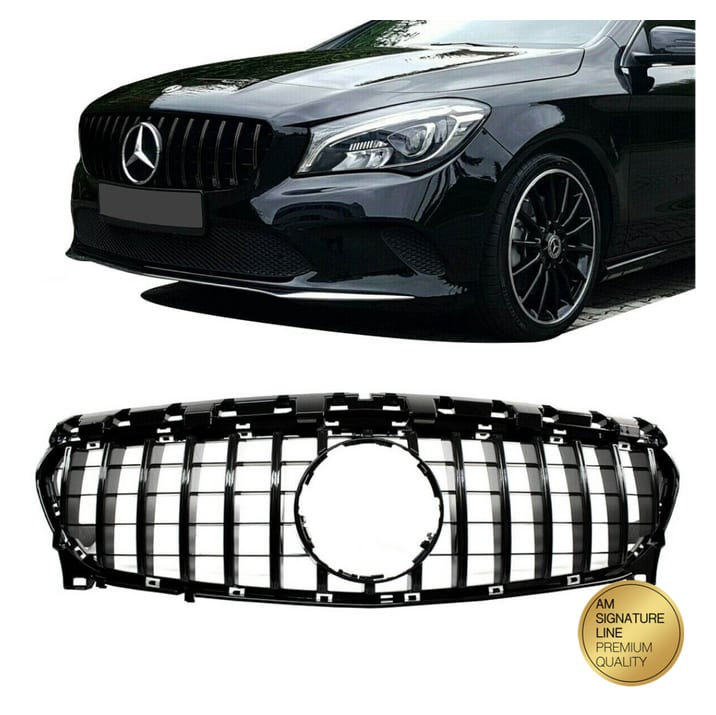Grill Mercedes-Benz CLA C117, X117 Facelift GT Gloss Black