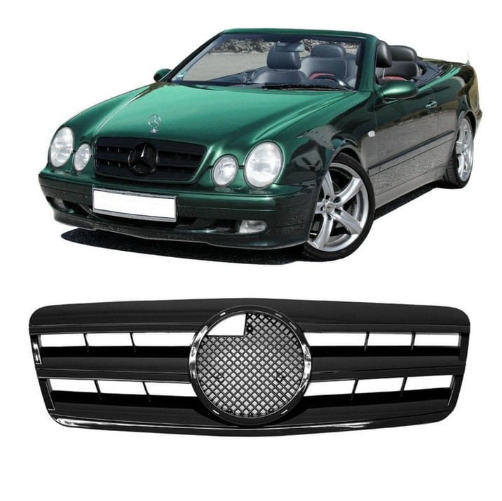 Grill Mercedes-Benz CLK C208 A208 Gloss Black