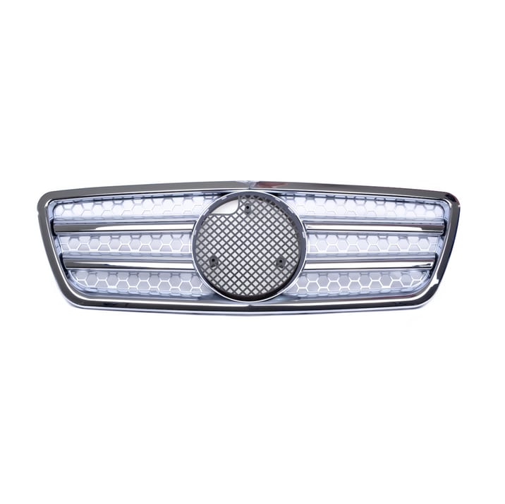 Grill Mercedes-Benz E W210 S210 Facelift Chrome & Silver