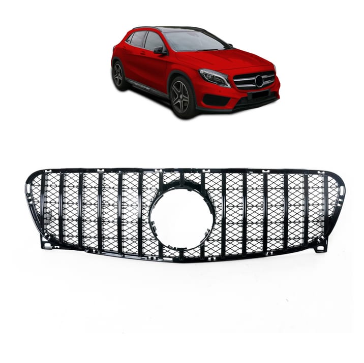Grill Mercedes-Benz GLA X156 GT Gloss Black