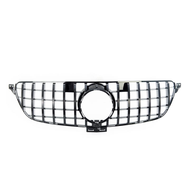 Grill Mercedes-Benz GLE W166 Facelift GT Gloss Black Camera