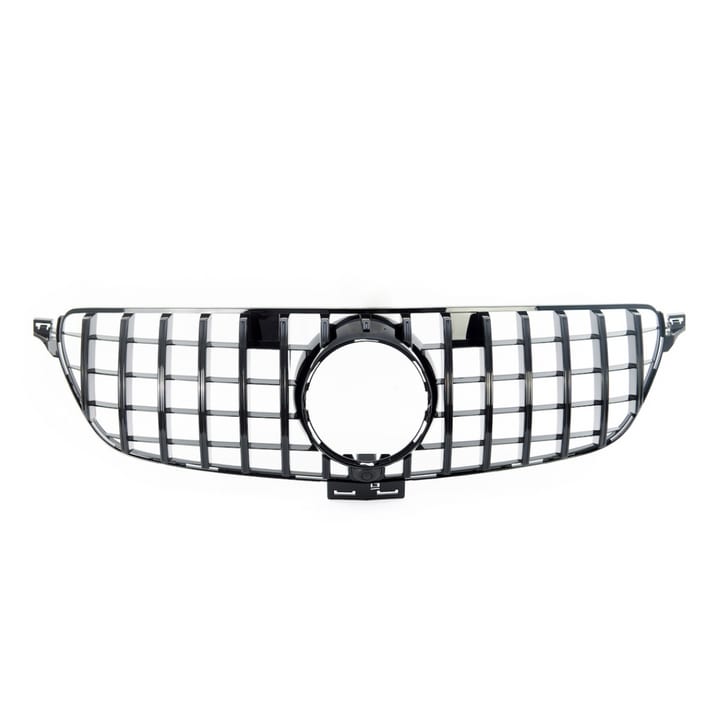 Grill Mercedes-Benz GLE W166 GLE C292 Facelift Pan America GT Gloss Black Camera