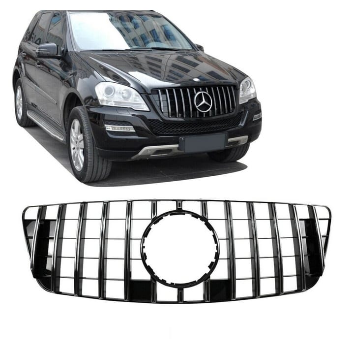 Grill Mercedes-Benz M W164 Facelift GT Chrome & Black
