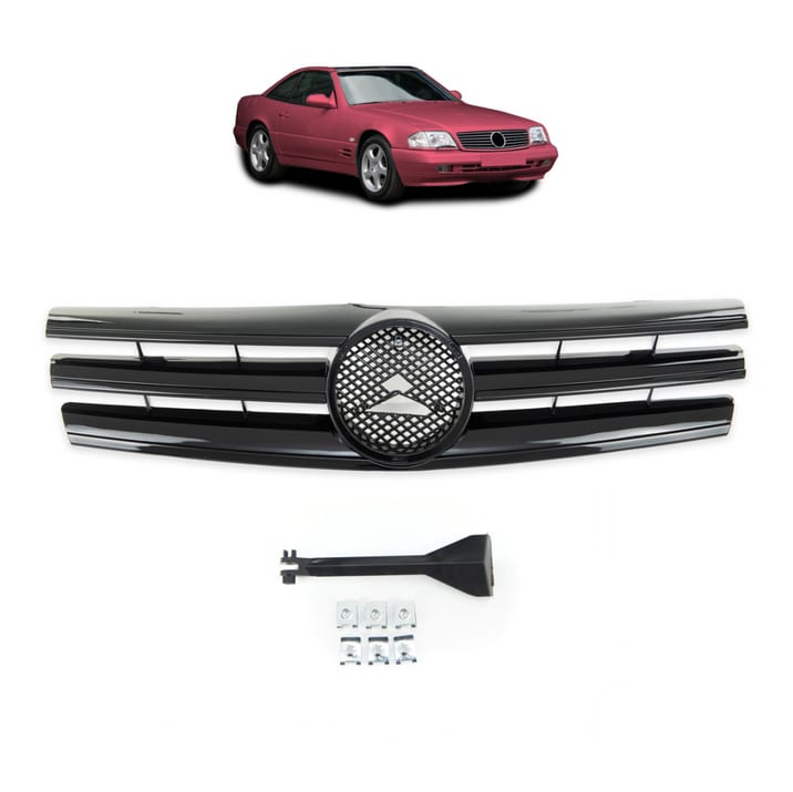 Grill Mercedes-Benz SL R129 Gloss Black