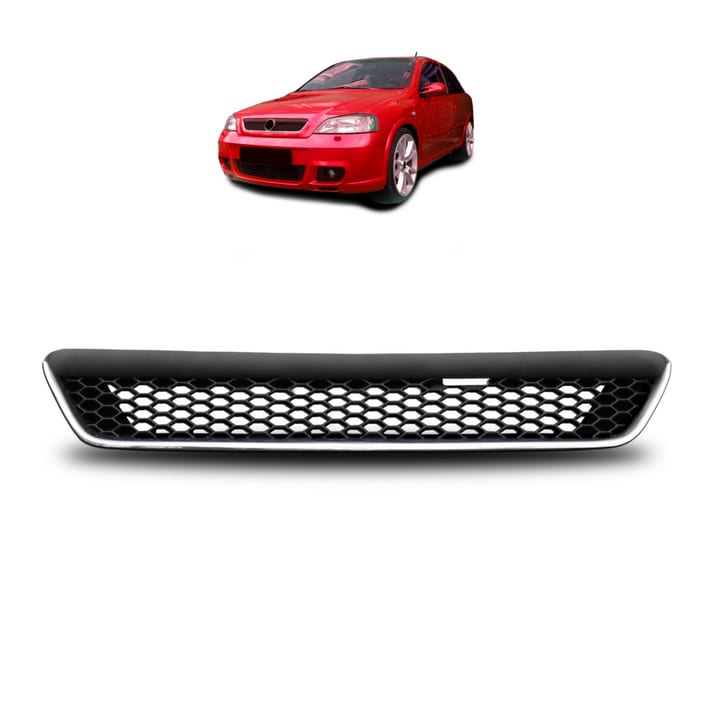 Grill Opel Astra G Chrome & Black bez znaczka