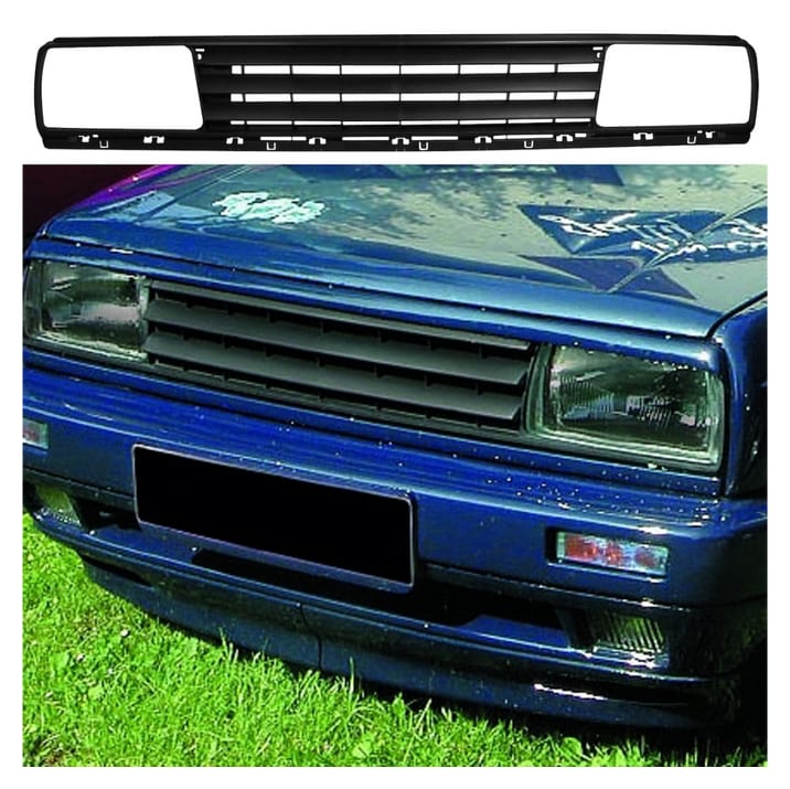 Grill Volkswagen Jetta II Black bez znaczka