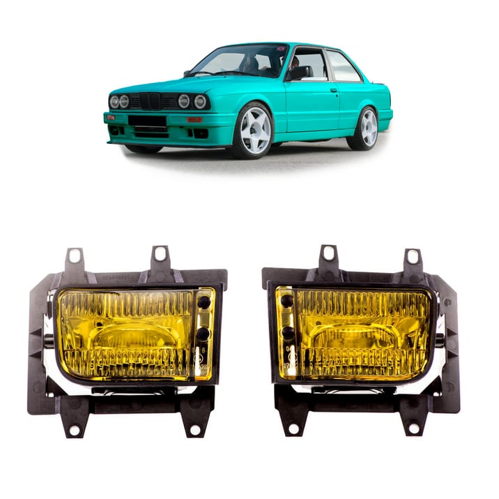 Halogeny BMW 3 E30 Facelift Yellow
