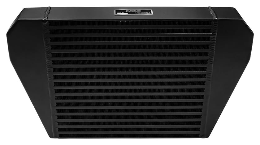 Intercooler TurboWorks 350x300x76 tylny Czarny